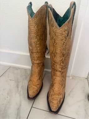 Corral Exotic Reptile Leather Tall Women's Cowboy Boots